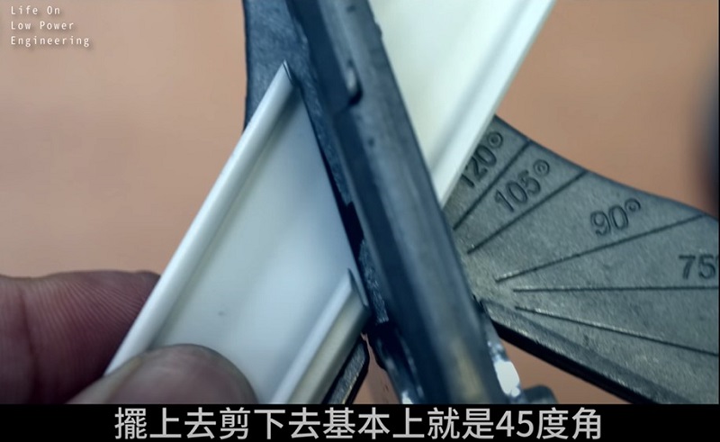使用棘輪壓條剪的轉角壓條剪法
