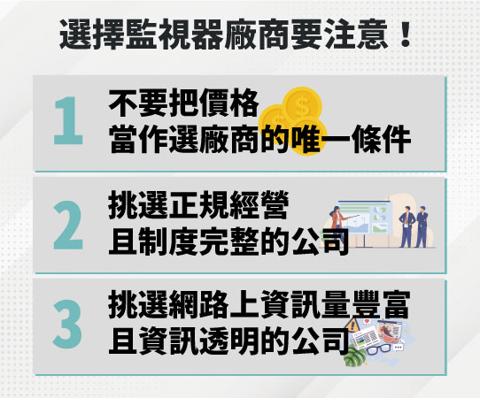 前鎮監視器禾順建議監視器廠商應該這樣選