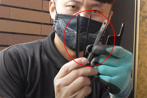 此款輔助鎖的受口會附贈3塊增高墊