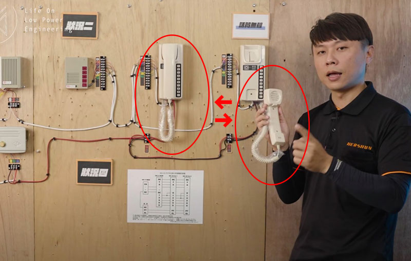 明谷對講機交換測試