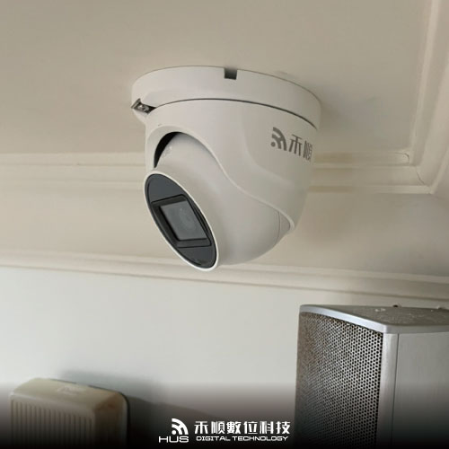 監視器實裝照片-半球型監視器 台中監視器實裝照片-半球型監視器