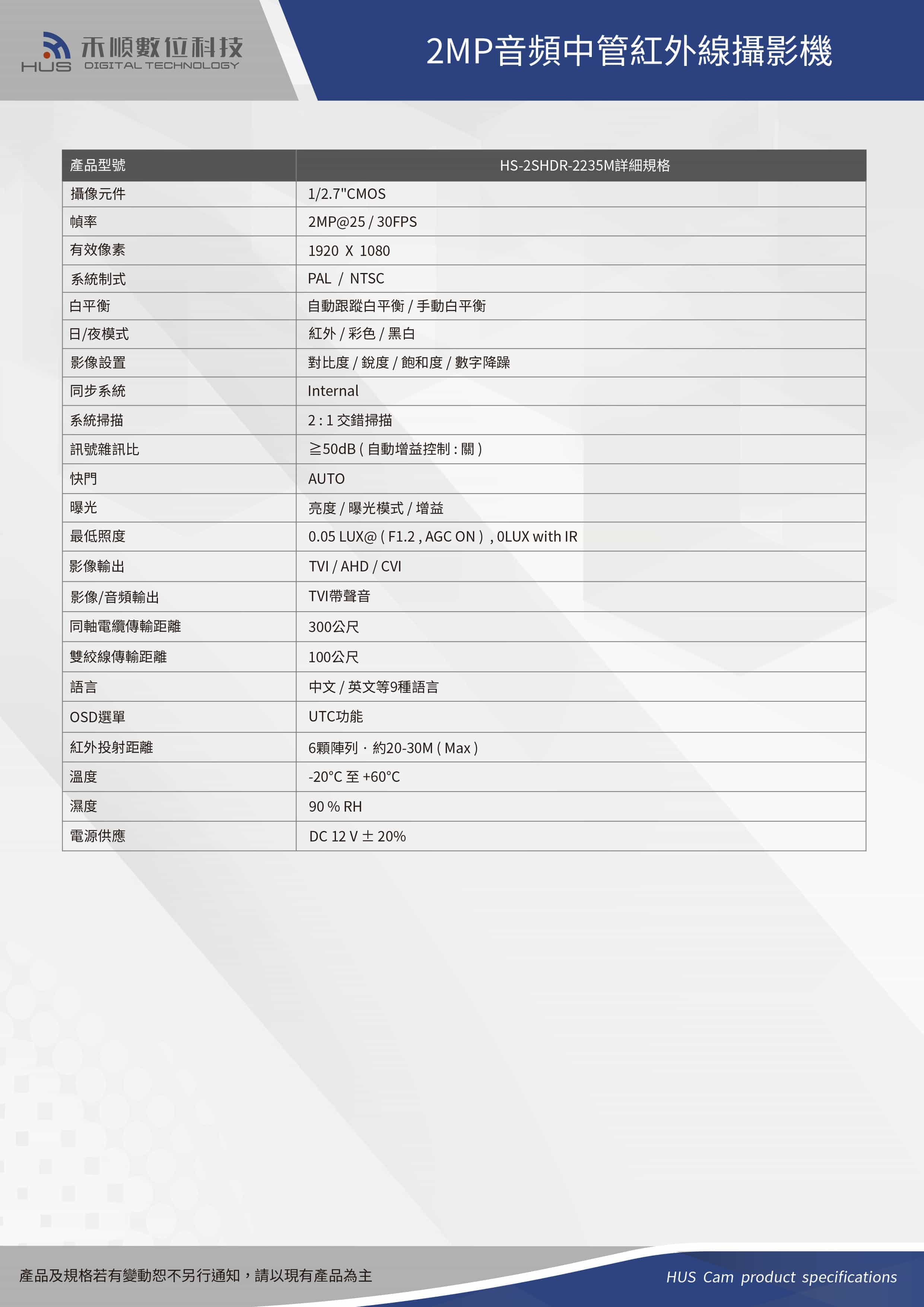 禾順監視器自有品牌遠控鷹眼系列1080P監視器dm-hs-2shdr-2235m