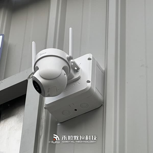 台中工廠門禁監視器系統安裝案例