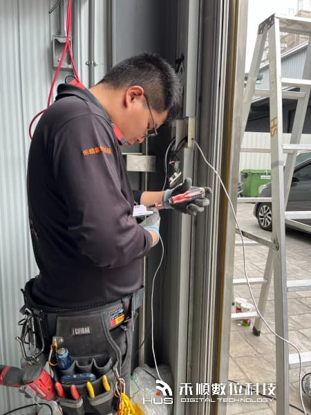 台中北屯工廠門禁系統安裝案例-1