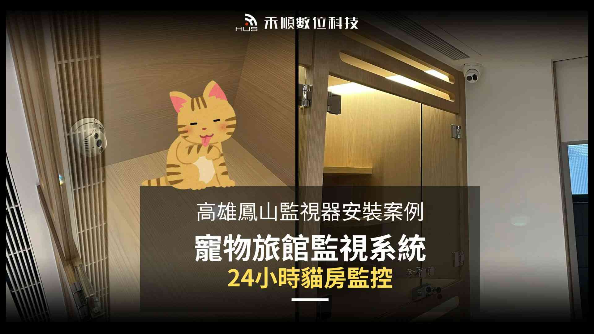 寵物旅館監視器安裝案例:24小時貓咪監視器,讓毛孩寄宿更安心