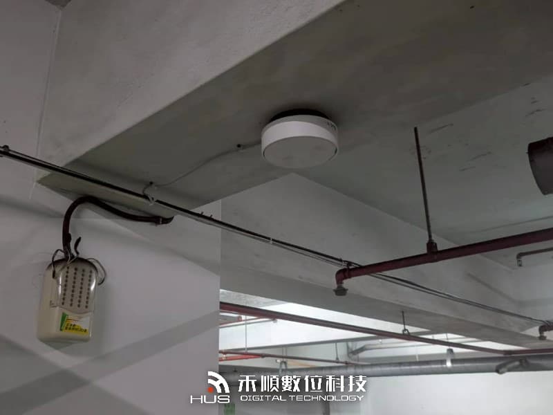 台北天母網路安裝案例:社區地下停車場